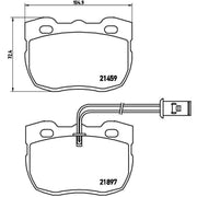 Brembo 4 x Front Brake Pad Set P44004