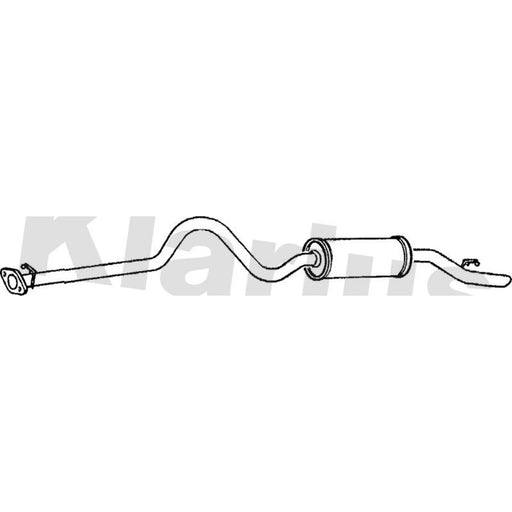 Klarius Box With Tail Pipe Rear LR148E