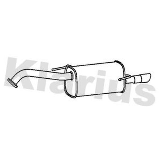 Klarius Box With Tail Pipe Rear DN673T