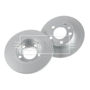 Borg & Beck 2 x Solid Rear Brake Discs BBD4065