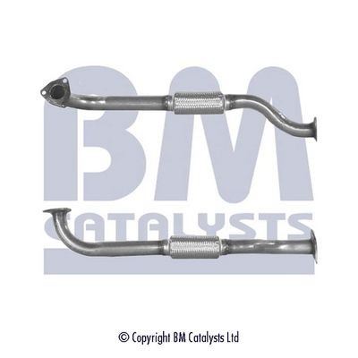 BM Catalysts BM70308 Exhaust Pipe Front Stainless Steel Fits Hyundai S Coupe BM - Town Parts