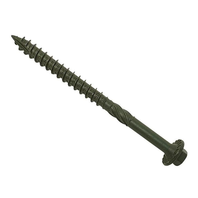 ForgeFix Timber Fixing Screws Green Treated 6.3 x Bag 20 65-250mm