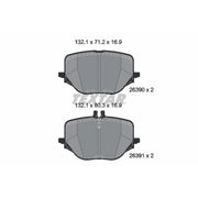 Textar Rear Brake Pad Set 2639001
