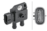Hella 6PP 009 409-291 Sensor, exhaust pressure