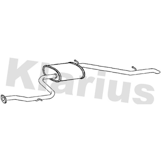 Klarius Box With Tail Pipe Rear TY768H