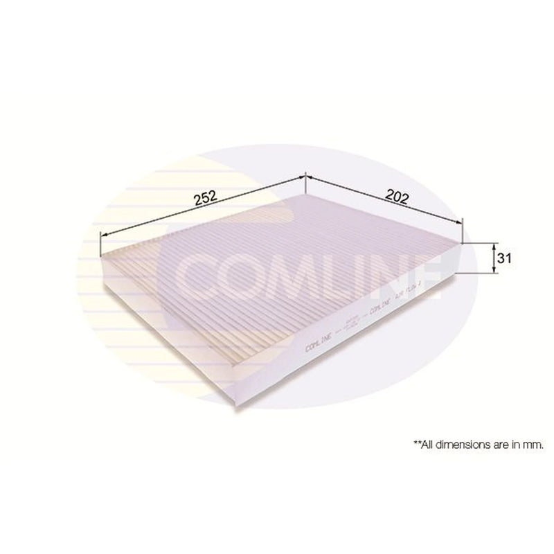 Comline Cabin Air Filter (Pollen Filter) EKF335