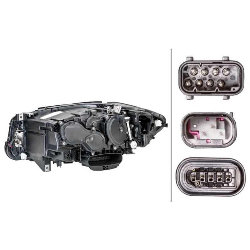 Hella Headlight Headlamp LED Right 1LX 011 072-941
