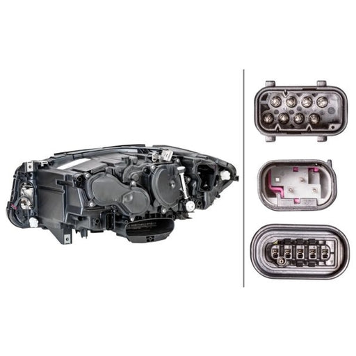 Hella Headlight Headlamp LED Right 1LX 011 072-941
