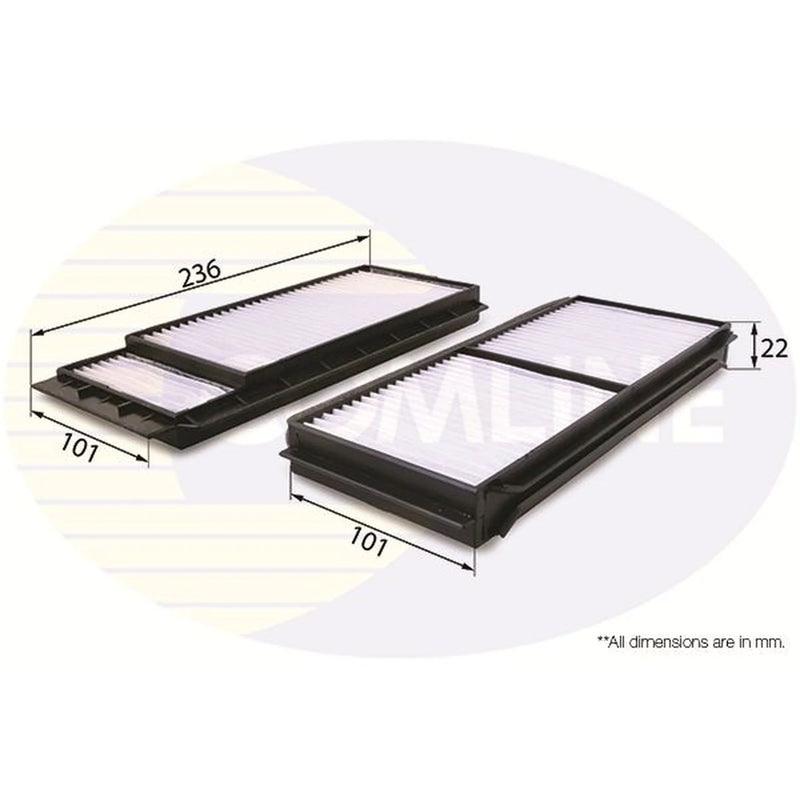 Comline Cabin Air Filter (Pollen Filter) EKF267