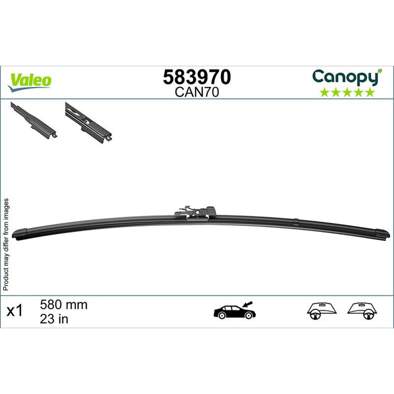 Valeo Passenger Side Wiper Blades 583970