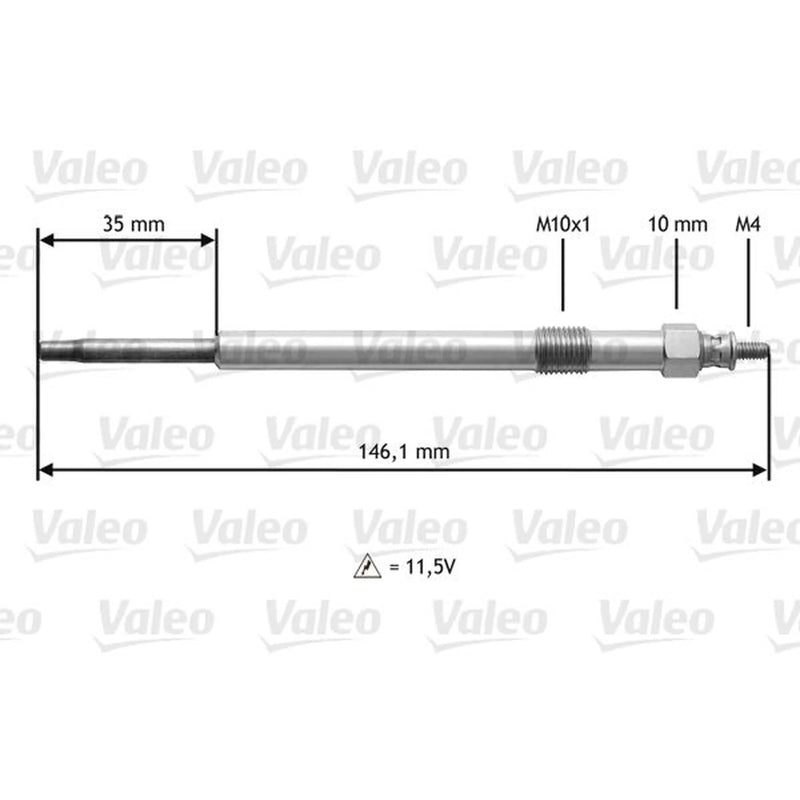 Valeo Diesel Engine Glow Plug 345139