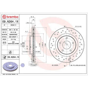 Brembo Xtra 2 x / Front Brake Discs 09.N264.1X