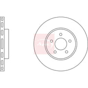 Apec 2 x Vented Front Brake Discs DSK2034