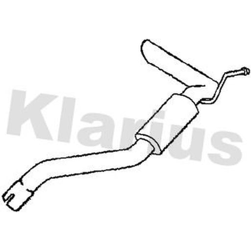 Klarius Box With Tail Pipe Rear DN684C