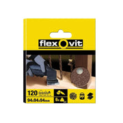Flexovit Delta Hook & Loop Sanding Sheet 94mm Fine 120G (Pack 6) - 78072764914