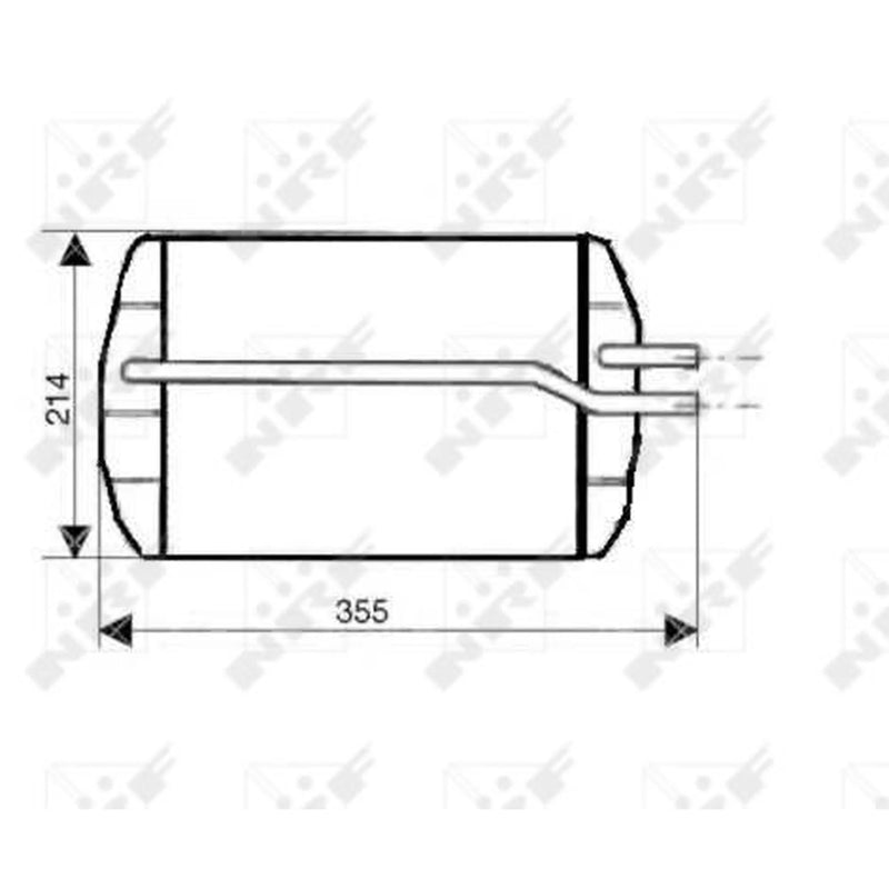 NRF Heater Matrix Core Heat Exchanger 53633