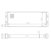 NRF Heater Matrix Core Heat Exchanger 54408