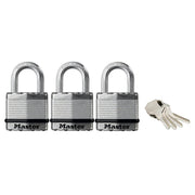 Master Lock Excell™ Laminated Steel 45mm Padlock - 24mm Shackle - Keyed Alike x