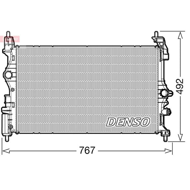 Denso Engine Radiator DRM20051