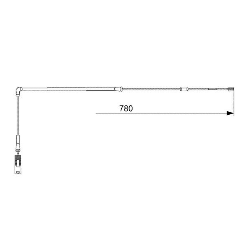 Bosch Brake Pad Wear Sensor Front 1 987 473 009