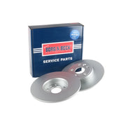 Borg & Beck 2 x Solid Rear Brake Discs BBD5442
