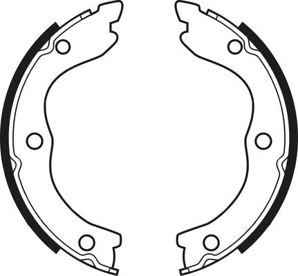 Abtex Brake Shoe Set Axle Kit