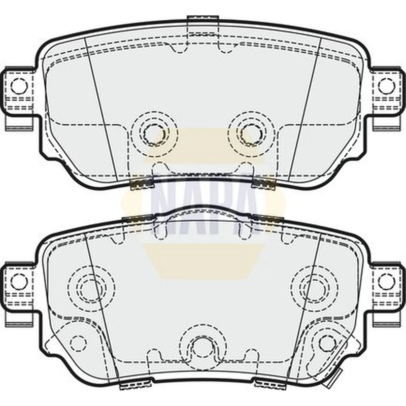 NAPA Rear Brake Pad Set NBP1204