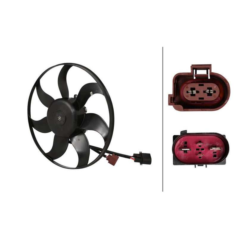 Hella Engine Cooling Fan Left 8EW 366 420-461