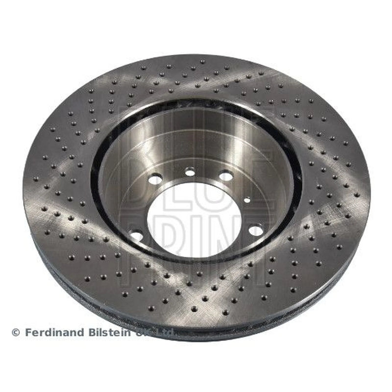 Blue Print 2 x Perforated/Vented Rear Brake Discs ADBP430114