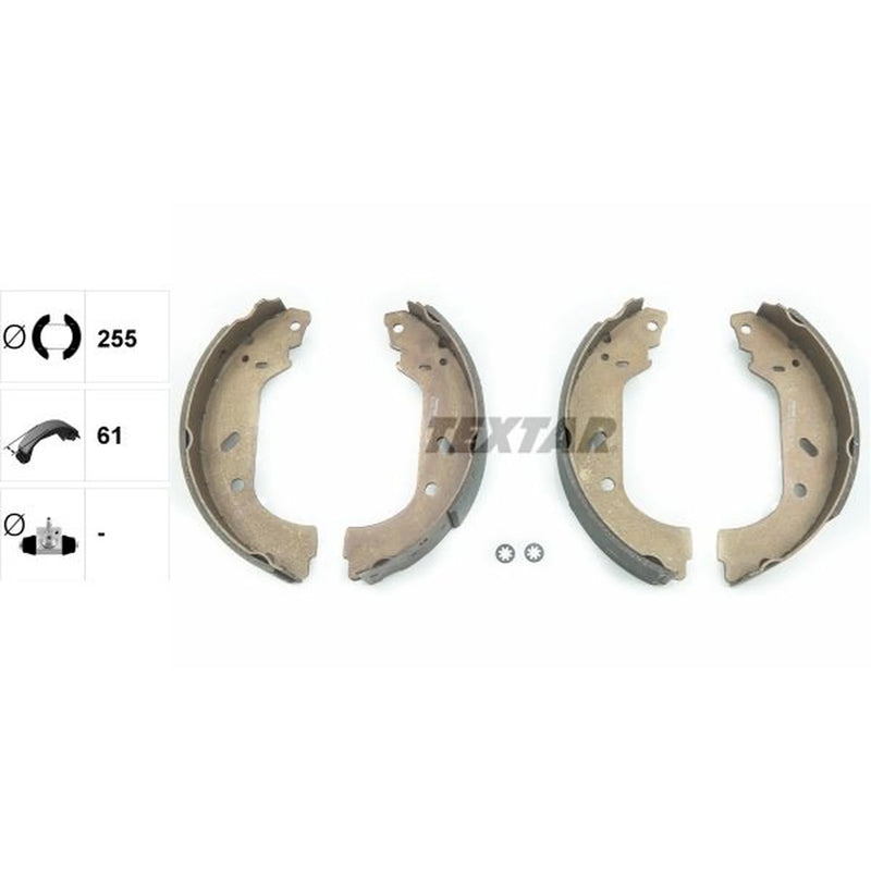 Textar Brake Shoe Set Axle Kit 91047800