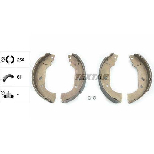 Textar Brake Shoe Set Axle Kit 91047800