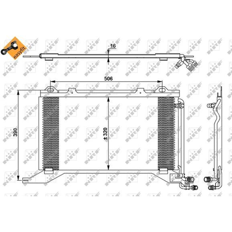 NRF Air Conditioning Condenser 35245