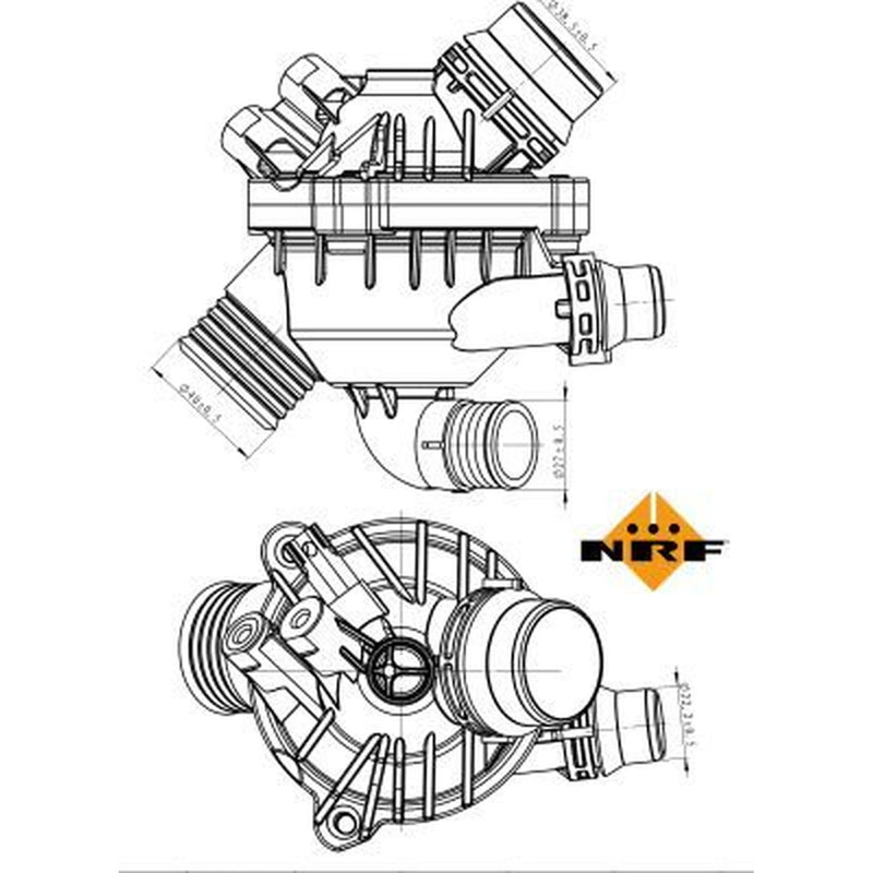NRF Thermostat,Coolant 725004