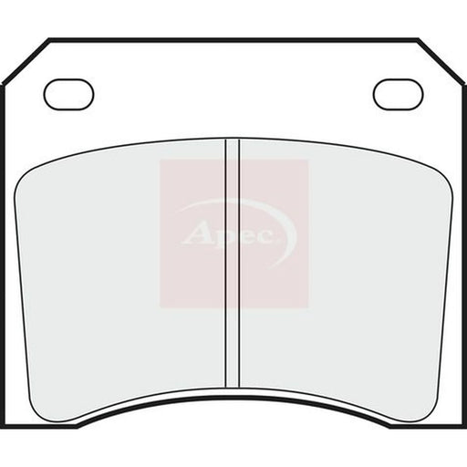 Apec Rear Brake Pad Set PAD557