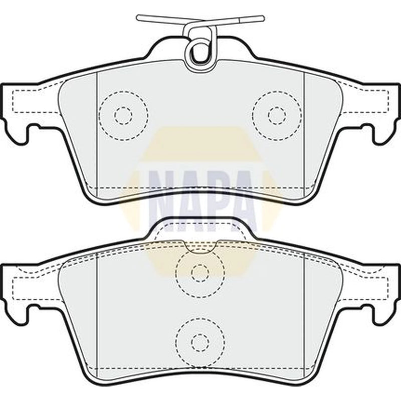 NAPA Rear Brake Pad Set NBP1411