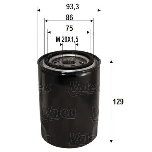 Valeo Engine Oil Filter 586116