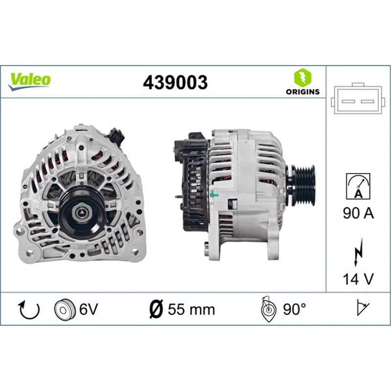 Valeo Car Alternator 12V 439003
