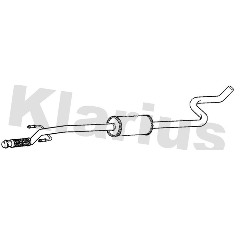 Klarius Box With Tail Pipe Centre PG929G