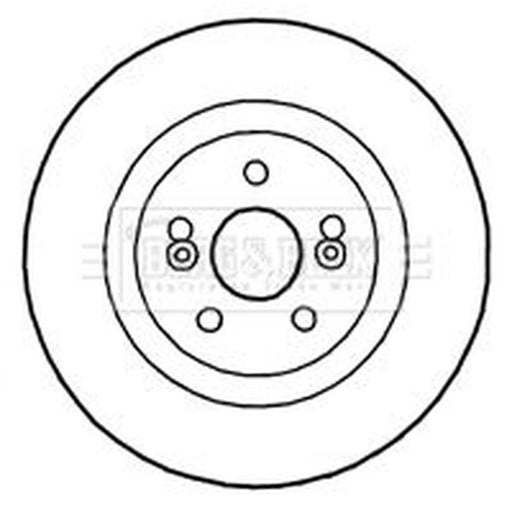 Borg & Beck 2 x Vented Front Brake Discs BBD4814