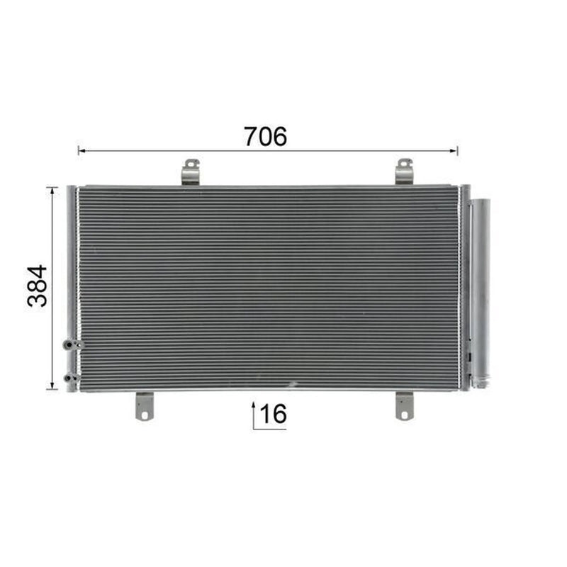 Mahle Air Conditioning Condenser AC 1076 000S