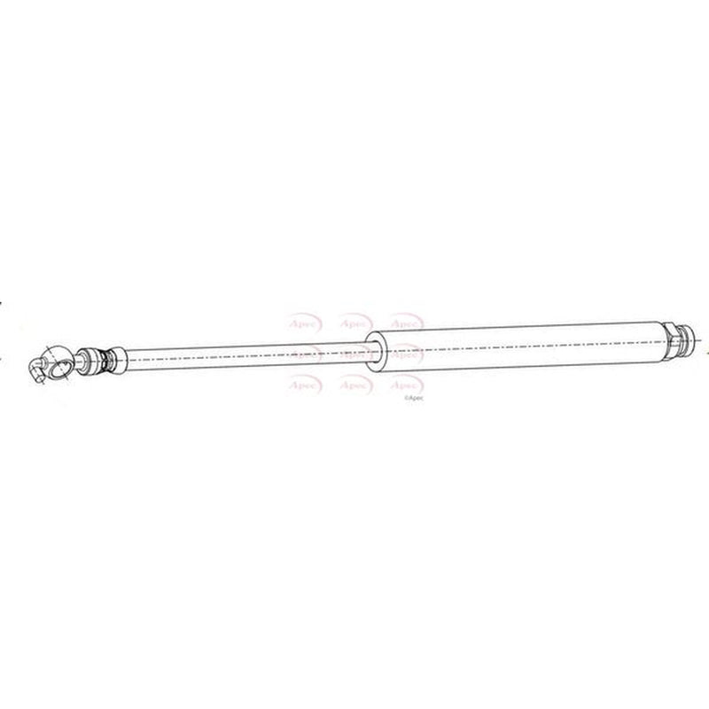 Apec Brake Hydraulic Hose Line Rear HOS4502