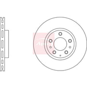 Apec 2 x Vented Front Brake Discs DSK2665