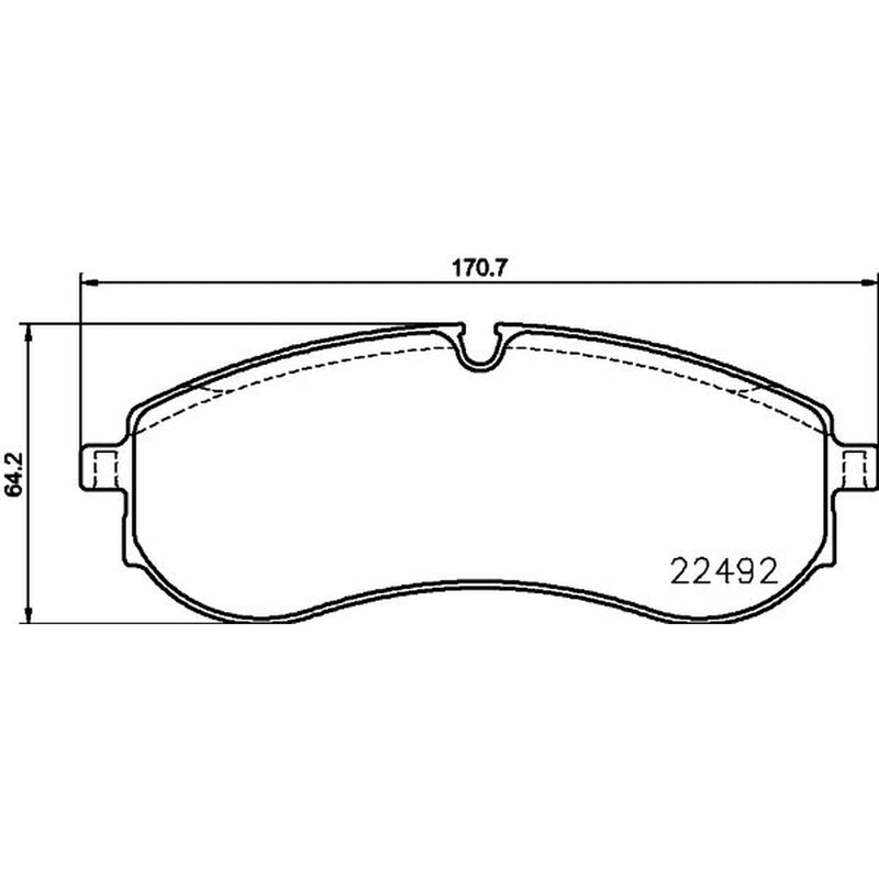 DON Rear Brake Pad Set PCP1758