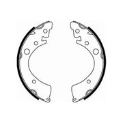 Mintex Brake Shoe Set Axle Kit MFR206