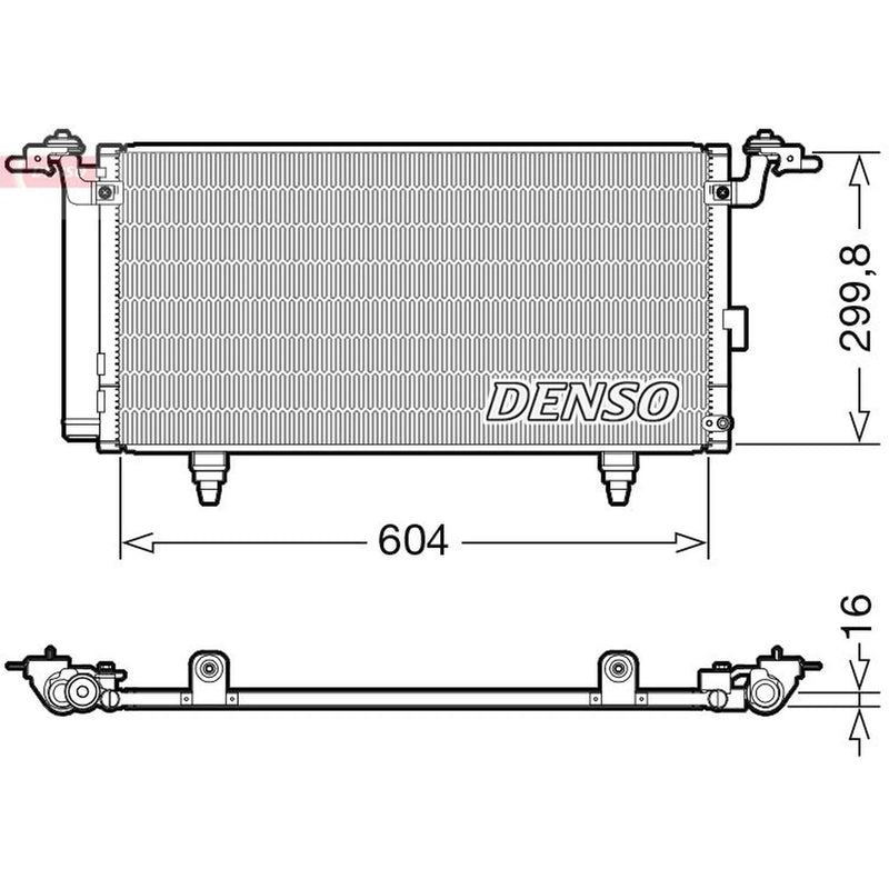 Denso Air Conditioning Condenser DCN36005