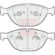 Apec Front Brake Pad Set PAD1742