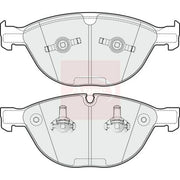 Apec Front Brake Pad Set PAD1742