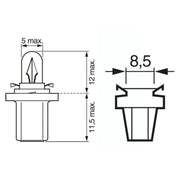 Bosch Car Light Bulb B8.5d 24V 1,2W 1 987 302 874
