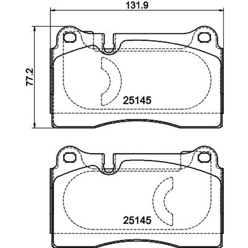 Mintex Front Brake Pad Set MDB3977