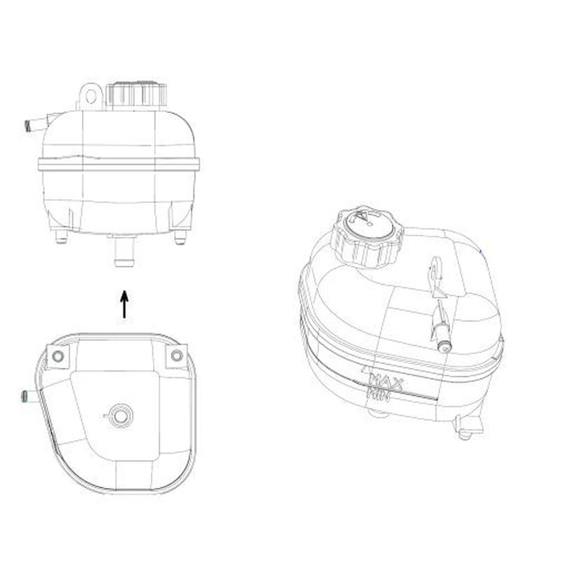 NRF Coolant Expansion Tank 454041